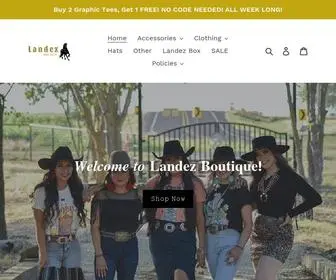 Landezboutique.com(Landez Boutique) Screenshot