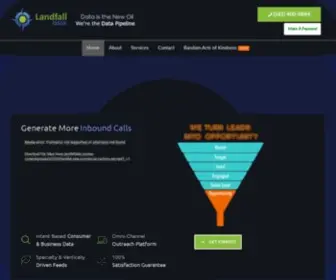 Landfalldata.com(Land Fall Data) Screenshot