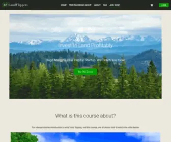 Landflippers.com(Home 3) Screenshot