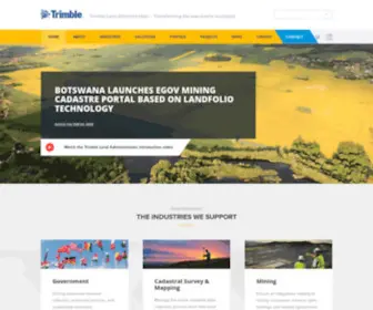 Landfolio.com(Land Administration Solutions) Screenshot