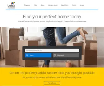 Landgah.com(Shared Ownership Properties Across England) Screenshot