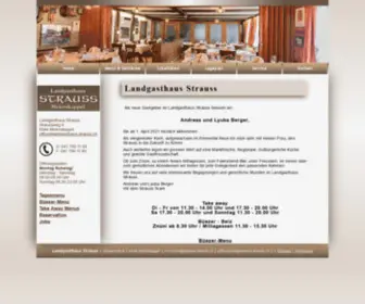 Landgasthaus-Strauss.ch(Landgasthaus Strauss Meierskappel) Screenshot