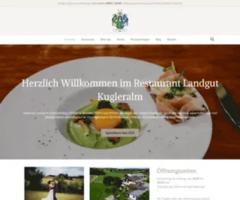 Landgut-Kugleralm.de(Restaurant und Feierlocation) Screenshot