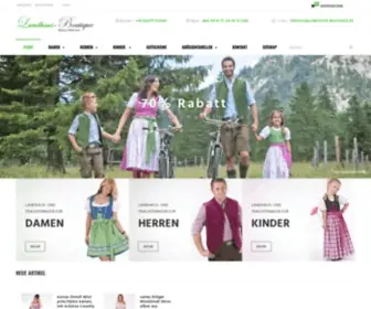 Landhaus-Boutique.de(Trachtenmode für Damen Herren Kinder) Screenshot