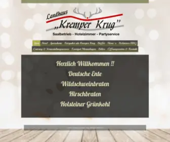 Landhaus-Kremperkrug.de(Landhaus Kremper Krug) Screenshot