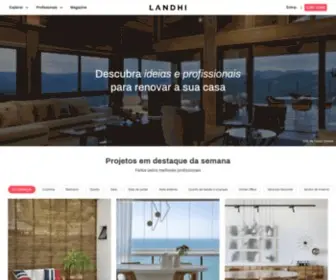 Landhi.com.br(Inspiração e design para sua casa) Screenshot