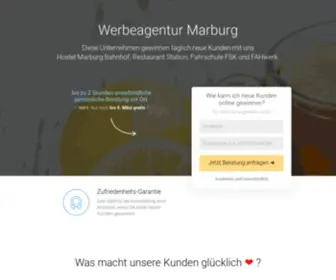 Landing-Page-Agentur.com(Kundengewinnung mit Marketing) Screenshot