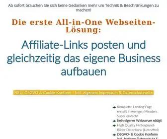 Landing-Page-Cloud.de(Erstellt in wenigen Minuten) Screenshot