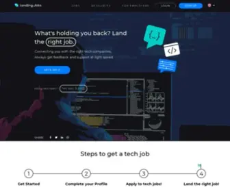 Landing.jobs(Best tech jobs marketplace) Screenshot