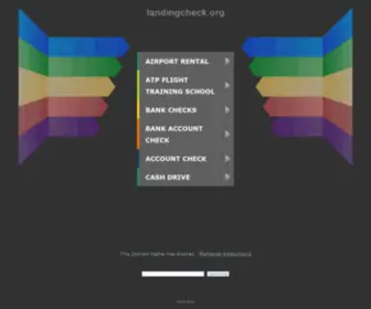 Landingcheck.org(landingcheck) Screenshot