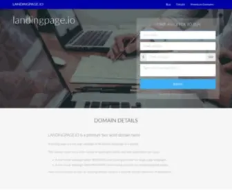 Landingpage.io(Landing page) Screenshot