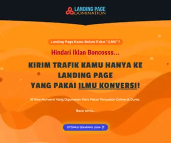 Landingpagedomination.com(Panduan Optimasi Landing Page) Screenshot