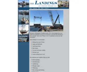 Landingscolonywharf.com(Landings at Colony Wharf) Screenshot