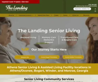 Landingseniorliving.com(Athens Senior Living & Watkinsville) Screenshot