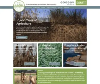 Landinstitute.org(Natural Systems Agriculture) Screenshot