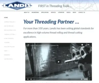 Landis-Solutions.com(Landis Home) Screenshot