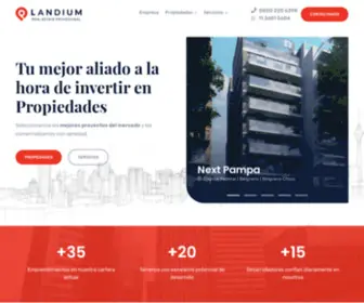 Landium.com.ar(Real Estate Profesional) Screenshot