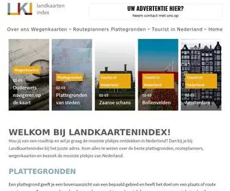 Landkaartenindex.nl(Welkom bij Landkaartenindex) Screenshot