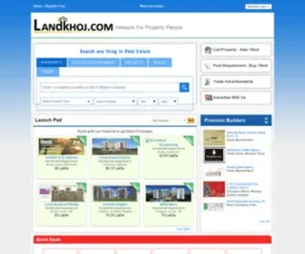 Landkhoj.com(Buy Sell Rent Property in India) Screenshot