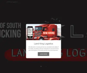 Landkinglogistics.com(Land King Logistics) Screenshot