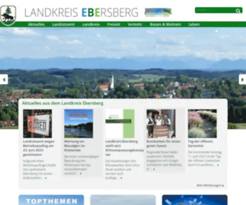Landkreis-Ebersberg.de(Landratsamt Ebersberg) Screenshot