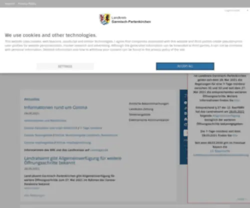 Landkreis-Garmisch-Partenkirchen.de(Landkreis Garmisch) Screenshot