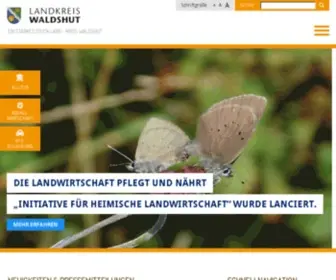 Landkreis-Waldshut.de(Der landkreis waldshut gehört zu den südlichsten landkreisen baden) Screenshot