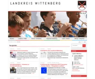 Landkreis-Wittenberg.de(Startseite Landkreis Wittenberg) Screenshot