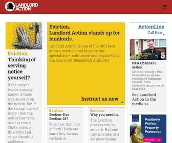 Landlordaction.co.uk(Landlord Action) Screenshot