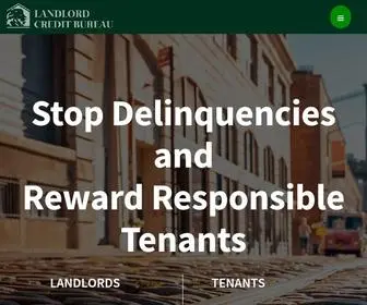Landlordcreditbureau.com(Tenant Credit Reporting) Screenshot