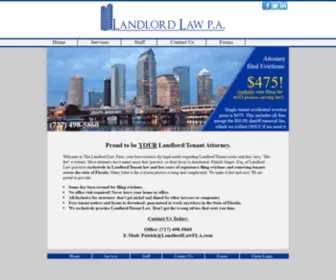 Landlordlawfla.com(Landlord Law P.A) Screenshot