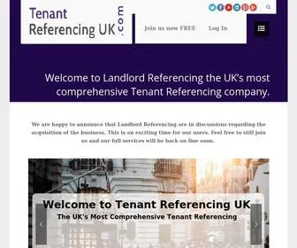 Landlordreferencing.co.uk(Tenant Reference) Screenshot