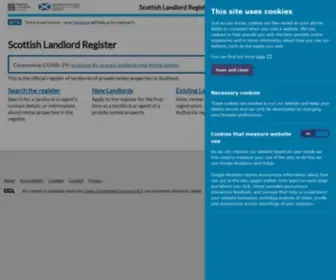 Landlordregistrationscotland.gov.uk(Landlordregistrationscotland) Screenshot