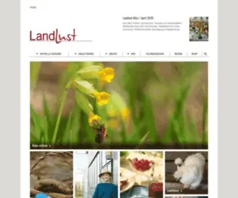 Landlust.de(Die schönen Seiten des Landlebens) Screenshot