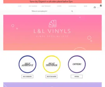 Landlvinyls.co.uk(L&L Vinyls) Screenshot