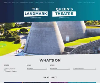 Landmark-Ilfracombe.com(The Landmark Ilfracombe and Queen's Theatre Barnstaple) Screenshot