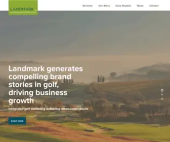 Landmark-Media.com(Golf Marketing) Screenshot