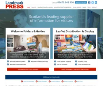 Landmark-Press.com(Landmark Press publishes the most widely read tourism publications in Scotland and) Screenshot