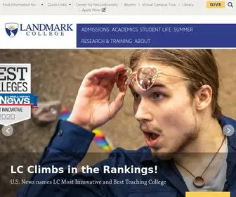 Landmark.edu(Landmark College for Students with Learning Disabilities) Screenshot