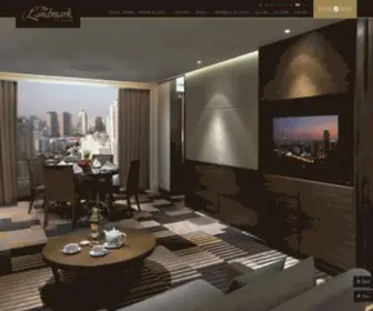 Landmarkbangkok.com(5 Star Hotel in Bangkok Sukhumvit) Screenshot
