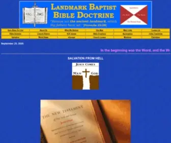 Landmarkbiblebaptist.net(Landmark Bible Baptist) Screenshot