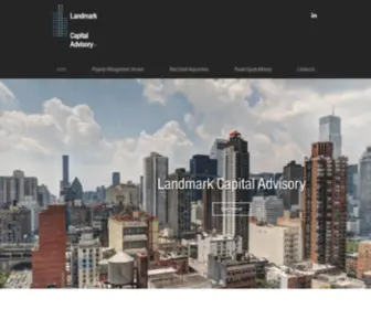 Landmarkcapitaladvisory.com(Landmark Capital Advisory) Screenshot