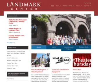 Landmarkcenter.org(A work of art serving people) Screenshot