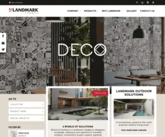 Landmarkceramics.com(Landmark Ceramics) Screenshot