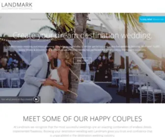 Landmarkdestinationweddings.com(Destination Weddings by Landmark Destinations) Screenshot