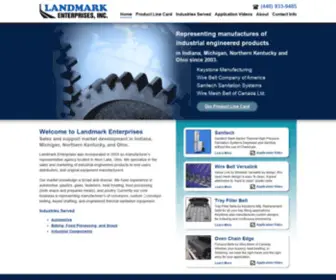 Landmarkent.net(Manufacturers Representative Ohio) Screenshot