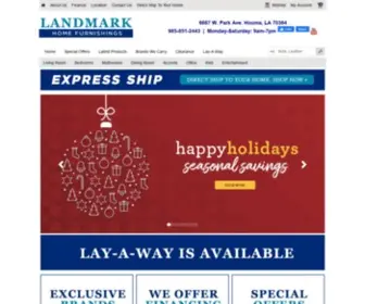 Landmarkhomeonline.com(Landmark Home Furnishings) Screenshot