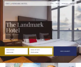 Landmarkhotel.ng(The Landmark Hotel) Screenshot