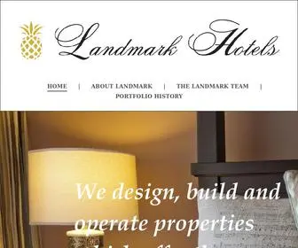 Landmarkhotelsgroup.com(The Landmark Hotels Group Official Website) Screenshot