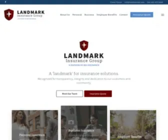 Landmarkib.com(Landmark Insurance Group) Screenshot